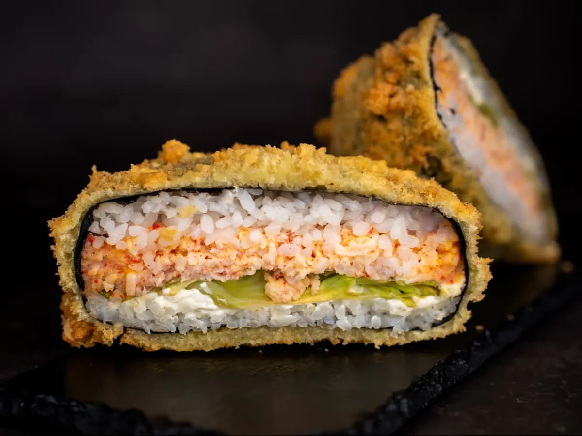 Sushi Burger Sałatka Surimi