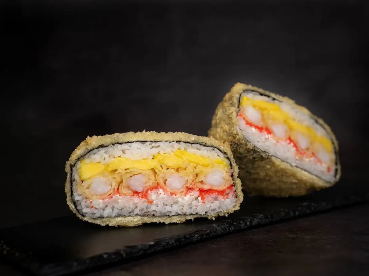Sushi Burger z Krewetkami w Panko