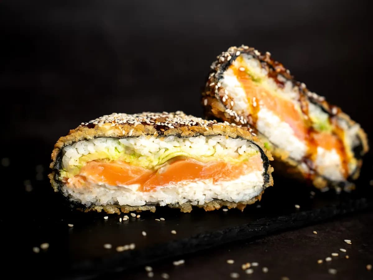Sushi Burger z Łososiem